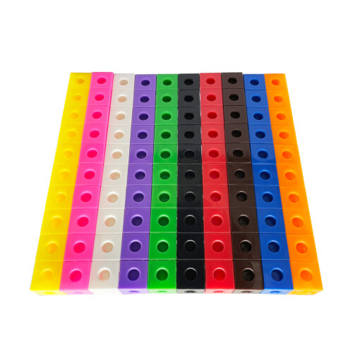 100Pcs Smooth Corner Building Blocks