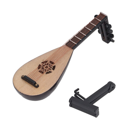 Lute-Modell Ornament Simulation Pipa Musikinstrument