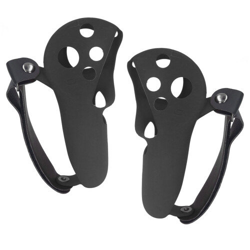 (Black) 2x Silicone Grip Cover Meta Quest Pro 2