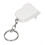 (White) Mini Piano Keychain Dollhouse Decor 2