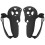 (Black) 2x Silicone Grip Cover Meta Quest Pro 4