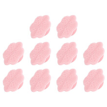 10x Silikon-Babyhaarbürwe weich blumenförmig