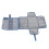 (Blue) Baby Diaper Pad Waterproof Foldable Changing Pad with Straps Grey 4