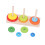 Multicolor Houten Stapelring Educatief Speelgoed Baby's 3