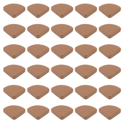 (Brown) 30x Silikon-Möbelschutzkappen für Kinder