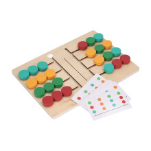 Holzform-Matching-Puzzle zum Gehirntraining für Kinder