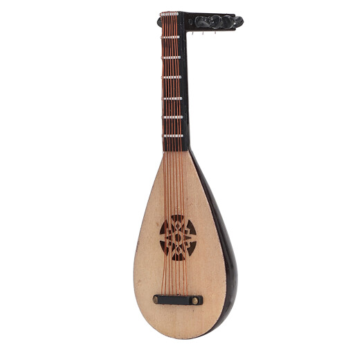 Lute-Modell Ornament Simulation Pipa Musikinstrument 2
