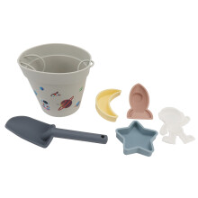 (Beige) Silikon-Schneespielzeug Wasserdicht Eimer & Schaufel Grün