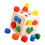 15-Hole 3D Geometric Shape Matching Building Blocks 3