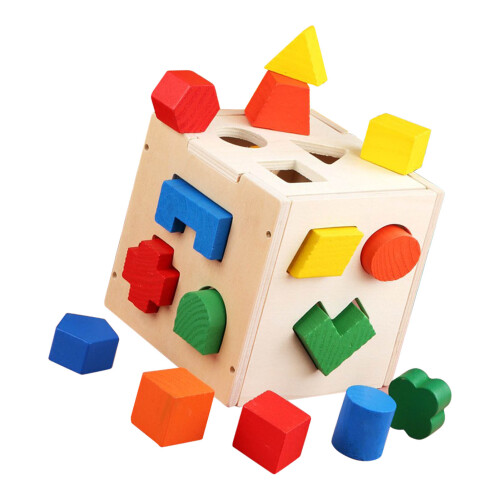 15-Hole 3D Geometric Shape Matching Building Blocks 2