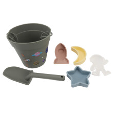 (Green) Silikon-Schneespielzeug Wasserdicht Eimer & Schaufel Grün