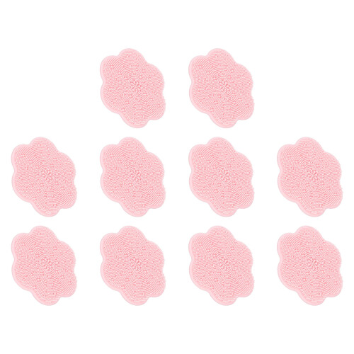 10x Silikon-Babyhaarbürwe weich blumenförmig 2