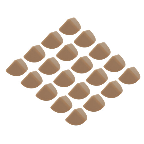 (Coffee) 20er Set Silikon-Eckenschutz Baby-Sicher Möbel Kaffee 2