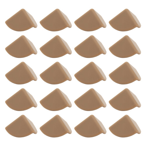 (Coffee) 20er Set Silikon-Eckenschutz Baby-Sicher Möbel Kaffee 1