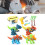 (Type 1) 4 Pcs Electric Dinosaur DIY Toys 5