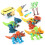(Type 1) 4 Pcs Electric Dinosaur DIY Toys 2