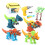 (Type 1) 4 Pcs Electric Dinosaur DIY Toys 3