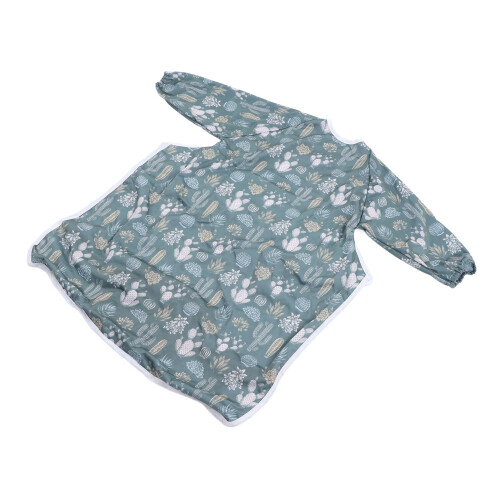 (ZP007 CP18) Wasserdichtes Ein-Teile-Futter-Lätzchen Polyester Langarm 2