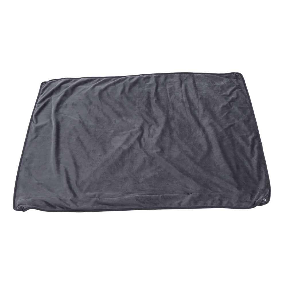 ( ) Baby Blanket Soft Warm Double Sided Plush Shawl Dark/Gray/Brown