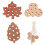 Holz-Sortierspiel Blatt-Threading Lernspielzeug 1