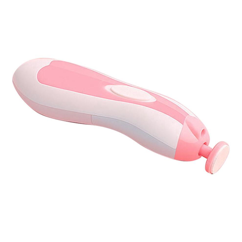 6-in-1 Electric Baby Nail Trimmer LED Light 6 Sander Heads Low Noise
