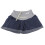 (Pulled Edge Dark Blue M) Mutterschafts-Denim-Shorts mit Bauchstütze, hellblau, M 1