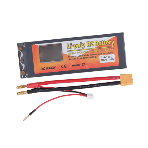 Li Poly RC Battery 2S 60C 7000mAh 7.4V XT60 Plug 1