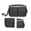 (Black) Borse per bambini con tasche e cerniera, nero 4