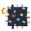 (Outer Space) Baby-Salivenset: Weich, Velours, Sauger 3