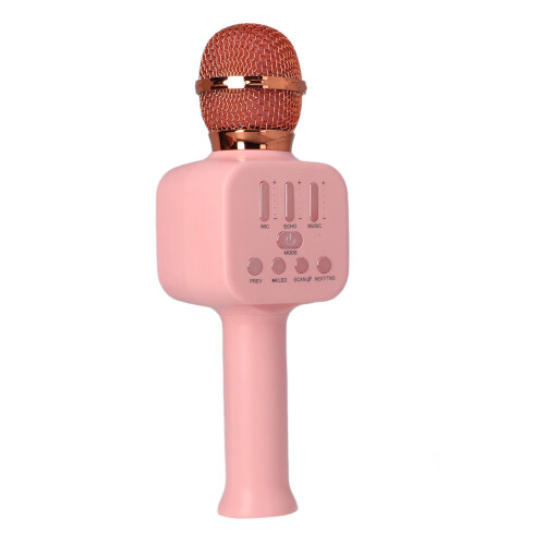 (Pink) Bluetooth Karaoke-Mikrofon Tragbar Schwarz 2
