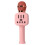 (Pink) Bluetooth Karaoke-Mikrofon Tragbar Schwarz 5
