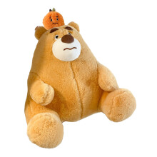 (Orange 35cm / 14in) Plüschbär als Sitzhilfe, orange, 35cm