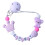 (Purple) Silikon-Zahnkette mit Perlen für Neugeborene 1