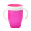 (Pink) Silicone Baby Drinking Cup 360 Protection Small Handle Green 1