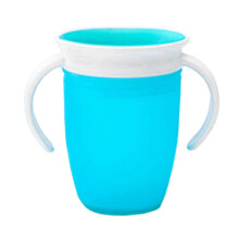 (Blue) Silikon-Trinkbecher Baby 360 Schutz Grün