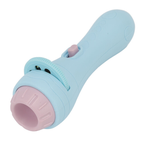 (Blue) Mini Cartoon Projector Zaklamp Roze 2