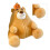 (Orange 35cm / 14in) Plüschbär als Sitzhilfe, orange, 35cm 4
