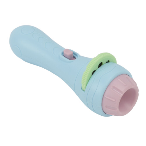 (Blue) Mini Cartoon Projector Zaklamp Roze 1