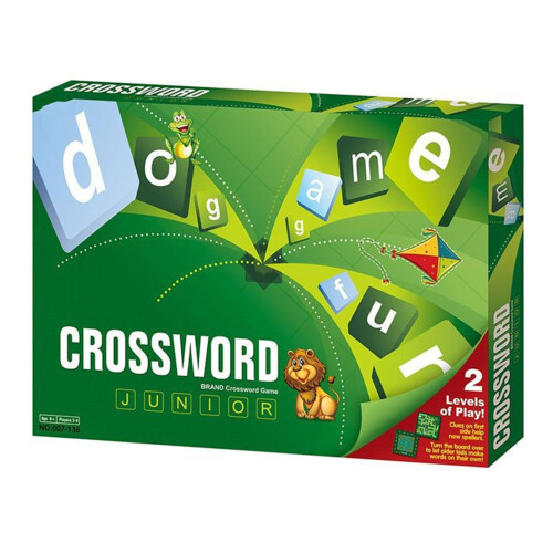 (Letter Boards) Kids 3D Foldable Crossword Puzzles for 2-4 Players