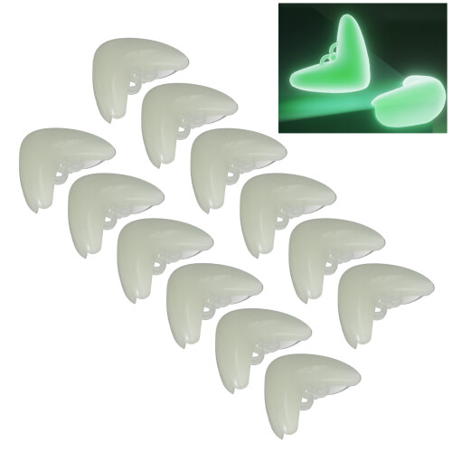 (Type 3) 12x Glow-in-Dark Silicone Corner Guards Baby Safety