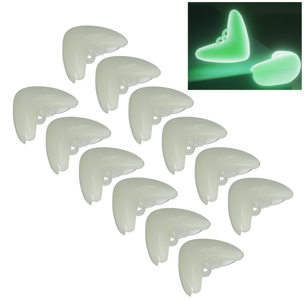 (Type 3) 12pcs Luminous Corner Guards Glow Soft Silicone for Baby Kids Type 3
