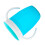(Blue) Silikon-Trinkbecher Baby 360 Schutz Grün 3