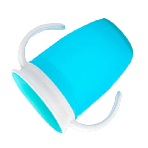 (Blue) Silikon-Trinkbecher Baby 360 Schutz Grün 2