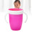 (Pink) Silicone Baby Drinking Cup 360 Protection Small Handle Green 5