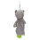 (Grizzly Bear) Baby Security Blanket Soft Bright Colors Pink Rabbit 4