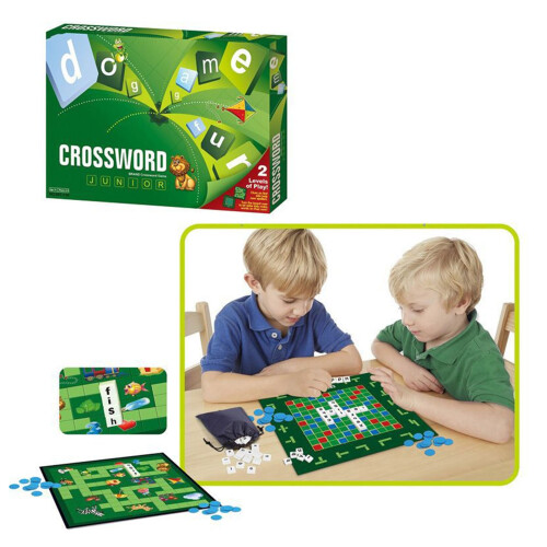 (Letter Boards) Kids 3D Foldable Crossword Puzzles for 2-4 Players 2