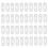 (White) 40Stk Klebe-Kabelclips Kabelhalter Organizer Weiß 1