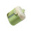 (Green) Draagbare melkpoederdoos met lepel groen 4