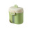 (Green) Draagbare melkpoederdoos met lepel groen 2