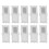 (Silver) 10Pcs Dollhouse Miniature Mirror European Frame Silver 1/12 1/6 Scale 3